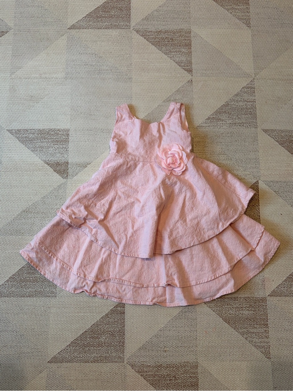 Ava & Yelly Tierred Linen Dress (3)
